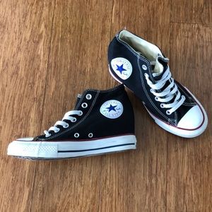 Black Wedge Converse